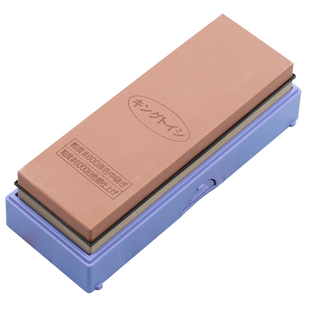 日本进口KING磨刀石家用菜刀专业油石人造砥石厨师专用双面特厚