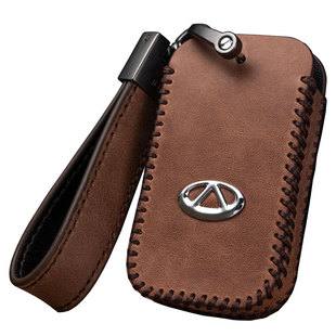 适用于奇瑞钥匙套瑞虎3/5x/8/E3E5艾瑞泽3/5/GX/7e星途真皮车包扣