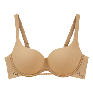 HR赫莲娜「摩登族」小胸聚拢显大内衣女光面上薄下厚无钢圈文胸