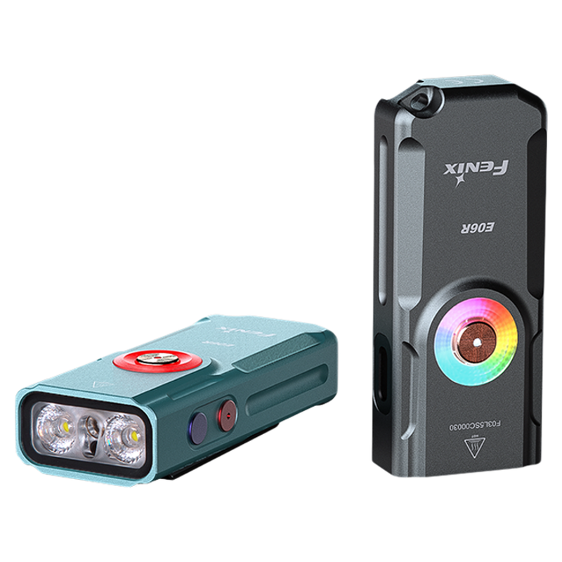 FENIX E06R钥匙扣应急防水强光充电式迷你小型便携手电筒