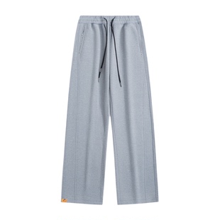 卫裤男生秋冬季新款加绒加厚青少年学生直筒宽松休闲运动长裤子潮