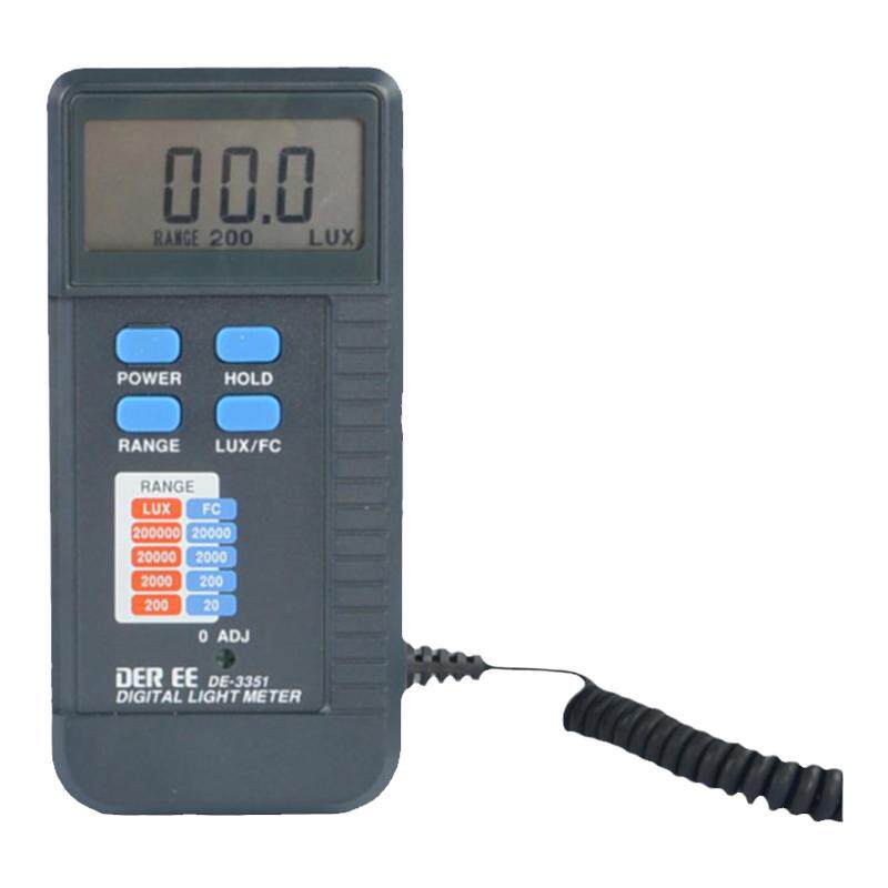DEREE得益DE-3351数字照度计高精度台湾原装进口正品保证耐用正品
