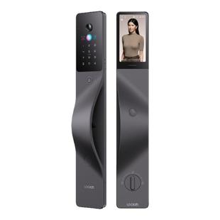 【团】鹿客V6Max AI智能锁掌静脉锁3D人脸可视猫眼大屏防盗指纹锁