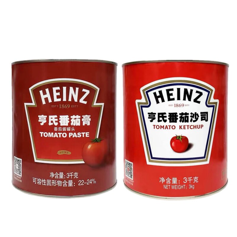 亨氏无添加高浓度番茄膏3kg大罐