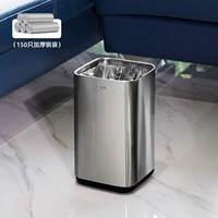 Квадратная стальная стальная сумка из нержавеющей стали с серебра 9 л+ 150