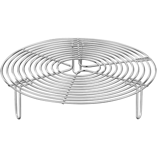 吉度蒸架304不锈钢蒸笼蒸屉蒸菜小蒸盘电饭煲家用隔水炒锅蒸锅架