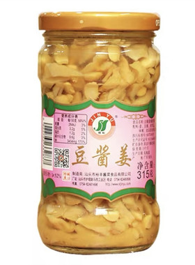 锦裕豆酱姜315g*6瓶潮汕特产杂咸