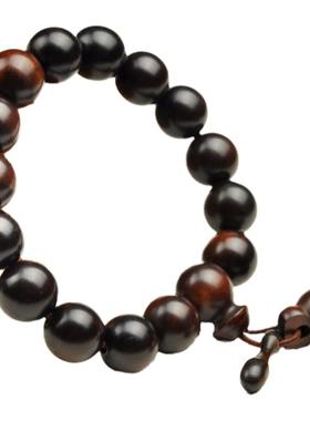 手串男女款念珠饰品黑桃木