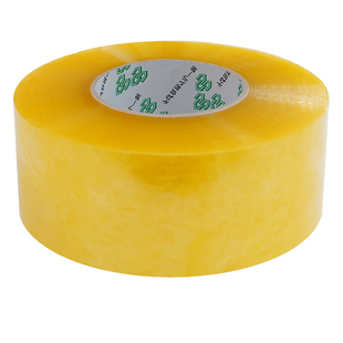 打包胶带厂家批发黄色大卷快递胶纸清仓通明淘宝包装封箱封口胶布