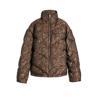 三省六部·门下省【招财进宝】冬季中式老钱风提花男士白鸭羽绒服