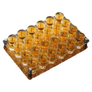 B52子弹杯架套装酒吧KTV白酒玻璃shot小号家用洋酒一口杯鸡尾调酒