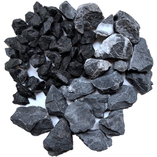 黑色砾石石子花园庭院水洗石日式园林枯山水碎石灰色洗米石景观石