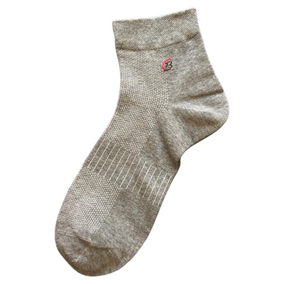 鹿人袜子男士春夏低帮短筒网眼袜