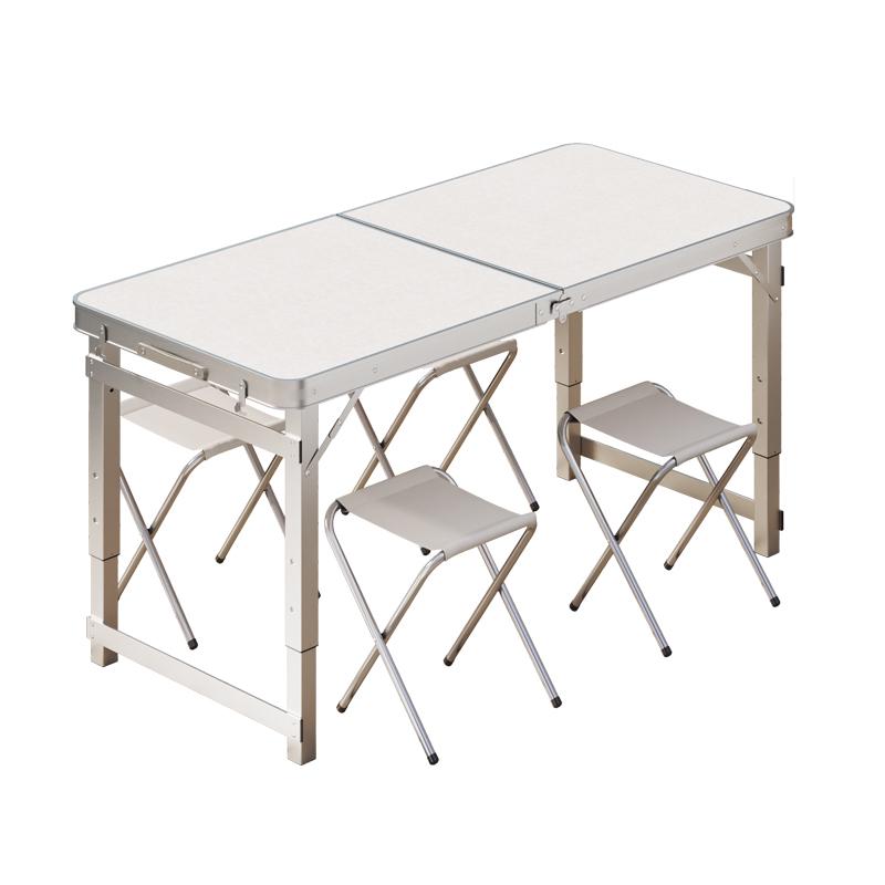 户外折叠桌椅铝合金便携式野餐桌椅摆摊桌子露营装备全套用品套装