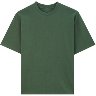 MindBridge2025夏季新款纯色圆领重磅基础休闲短袖男士7A抗菌T恤