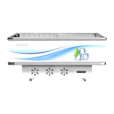 乐创平岛卧式冰柜商用冷藏