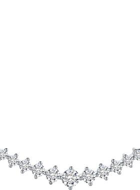 周六福S925银星星项链