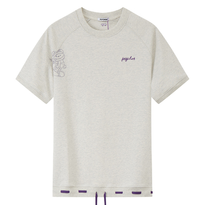 Psychos春夏新品纯棉印花短袖T恤