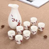 Горшок из 8 бокалов (украшение цветов сливы)