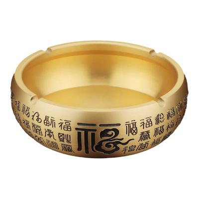 黄铜烟灰缸百福烟灰缸马到成功缸