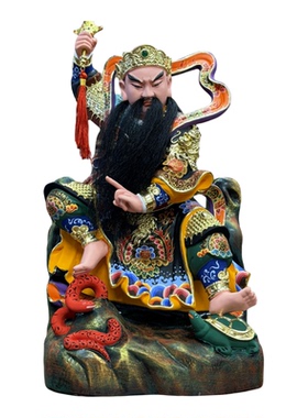 真武大帝香樟木雕神像上帝玄武