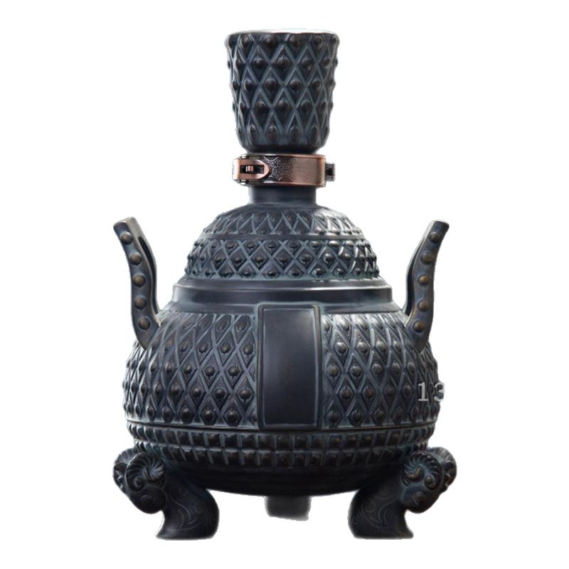仿青铜陶瓷酒瓶景德镇密封好复古