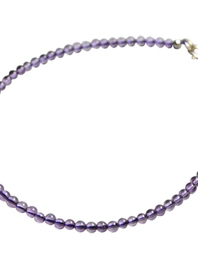 Ciel原创手工天然紫水晶手链透体