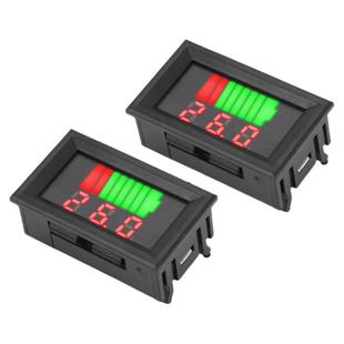 电动车电量电压表显示器防水款电车通用反接保护电瓶蓄电池电量表