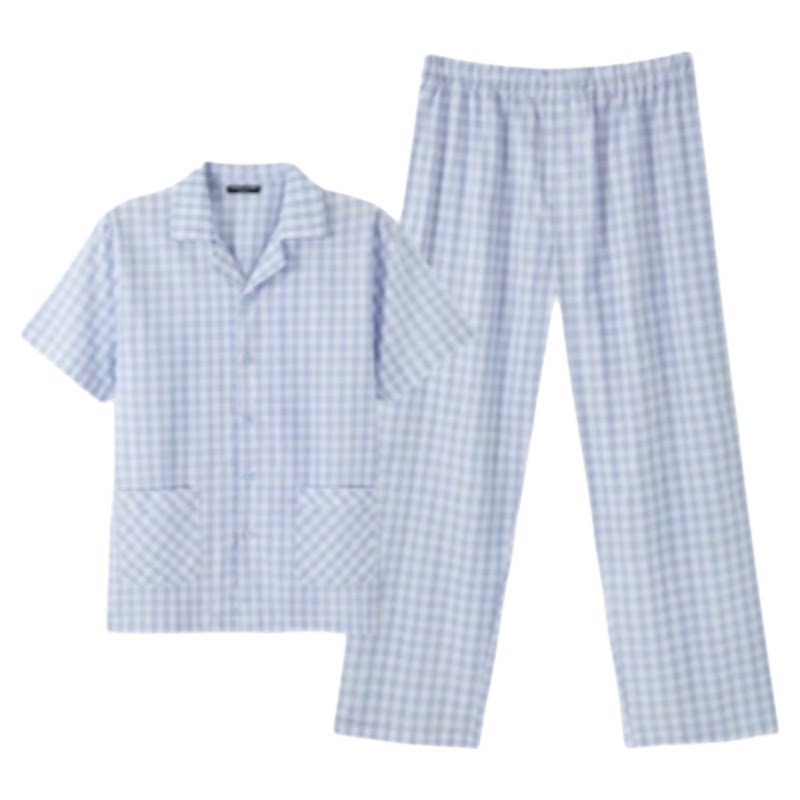三枪纯棉男士可外穿家居服套装