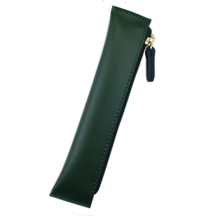 简约真皮小笔袋女 applepencil保护套迷你便携皮质钢笔收纳袋男