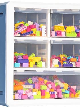 乐高收纳盒整理箱子宝宝储物柜零食塑料零件抽屉儿童积木玩具分类