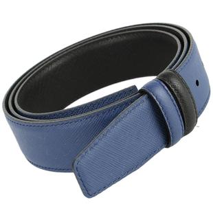 适用菲拉替换皮带不带头格无头慕双面头层牛皮腰带男士真皮3.4cm