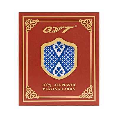 扑克牌塑料防水gyt卜克牌pvc成人加厚胶扑桥牌磨砂普通一盒耐用