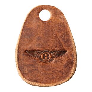 好运GOODLUCK植鞣皮做旧复古汽车摩托机车真皮粗犷钥匙牌挂件定制