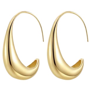 赵露思同款金色水滴耳环2026新款爆款女人味气质大气百搭秋冬耳饰