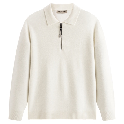 【商场同款】太平鸟男装翻领羊毛衫冬季新款羊绒针织衫B1EBF4B21