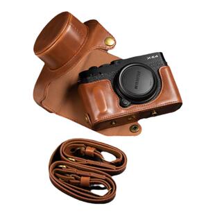 适用于富士XE4相机套微单保护套皮套27mm镜头肩带 便携收纳包底座
