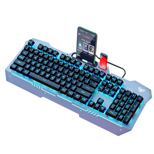 狼蛛F3010机械手感键盘鼠标套装有线电竞游戏台式机电脑办公专用