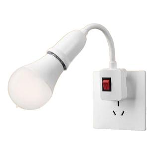 直插LED超亮插座灯带开关家用节能台灯卧室床头灯壁灯插电小夜灯