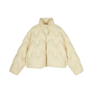 Basic House/百家好90白鸭绒立领羽绒服女冬季加厚保暖面包服外套