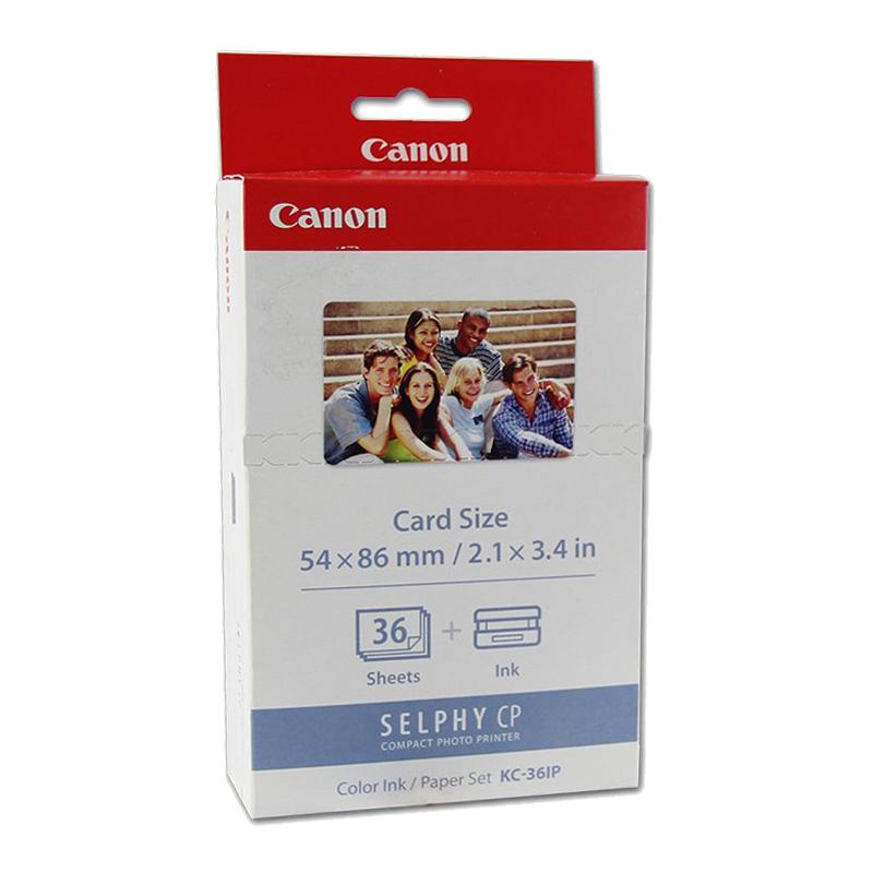 佳能相纸cp1500 cp1300 CP1200适用KC-36IP照片纸3寸相纸KC-18 C尺寸相纸三寸相纸原装CP910/800通用卡片相纸