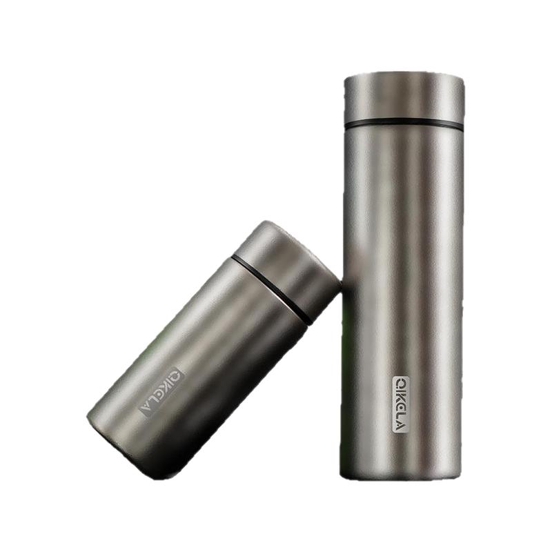 鈦杯純鈦保溫杯茶水分離小巧便攜男士高檔商務(wù)迷你水杯口袋杯子女