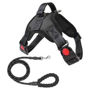 狗牵引绳胸背可调节金毛边牧拉布拉多犬狗绳高颜值大中型犬八股绳