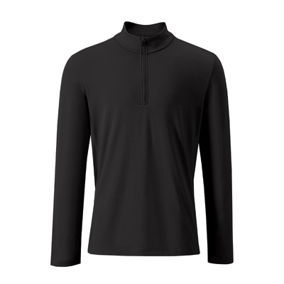 High Rock/天石鹅铠甲美利奴羊毛越野跑步排汗长袖T恤立领G204