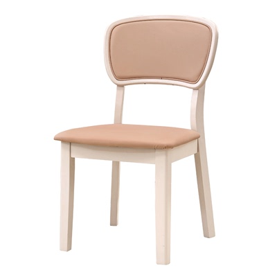 朗居家具工厂店实木生态皮餐椅