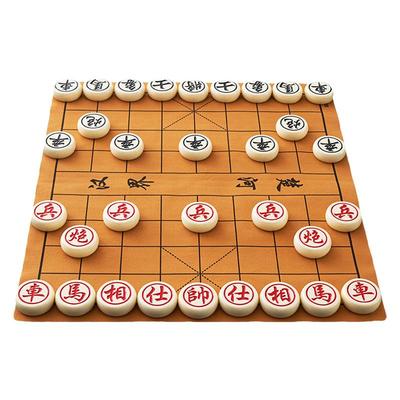 中国象棋加厚密胺材质玉石耐磨防摔树脂高档像棋成人学生儿童中大