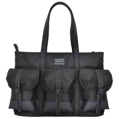 原创通勤日系工装机能风单肩包