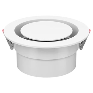 铝合金换气新风口圆形新风系统空调出风口装饰盖板通风排风口风罩