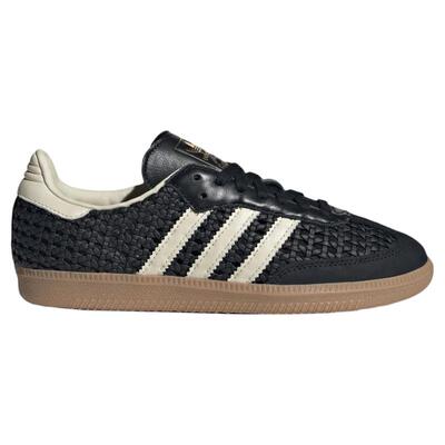 Adidas阿迪达斯三叶草T头鞋SAMBA OG板鞋编织鞋面女德训鞋 HQ9282