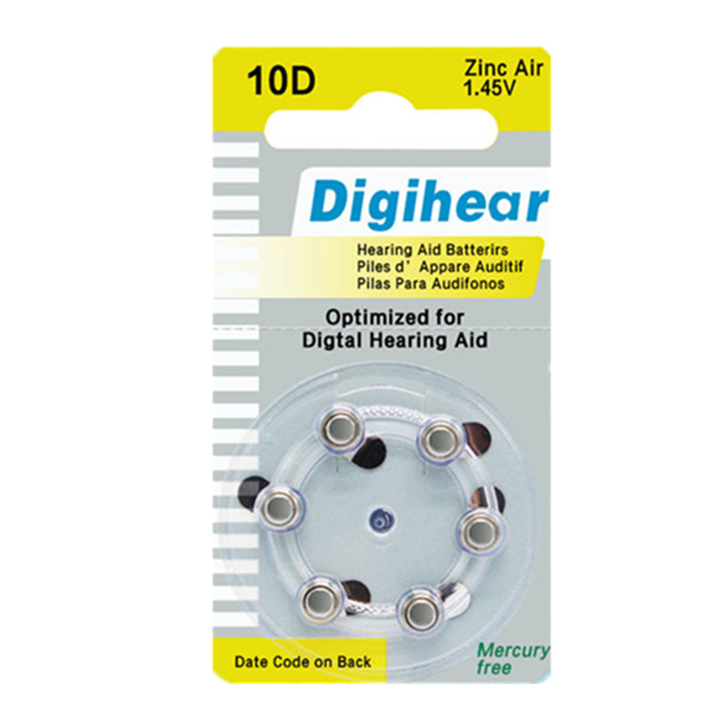 锌空气助听器电池Digihear